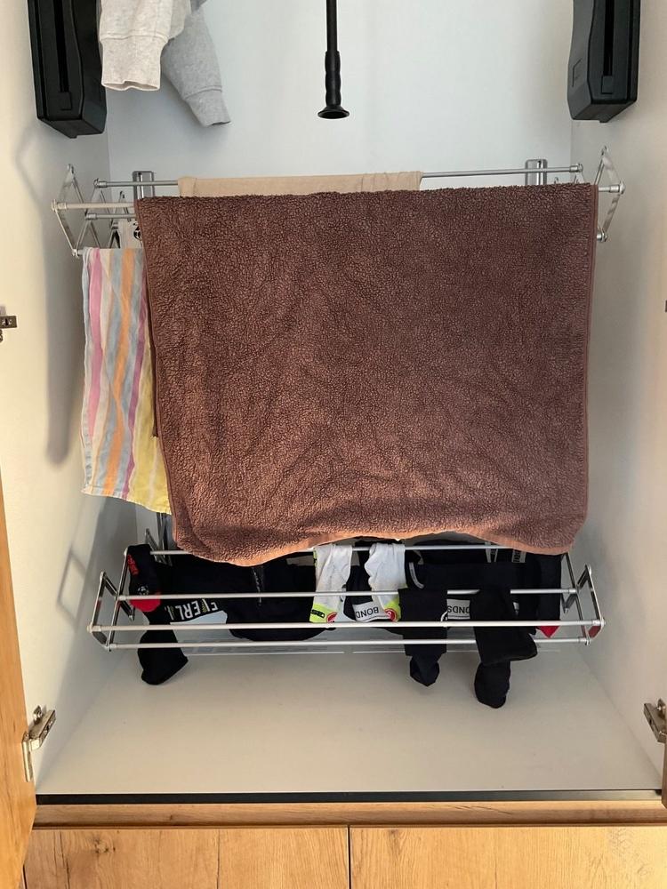 Artweger Ruck Zuck Wall Mounted Clothes Airer - Customer Photo From Cathy Evans