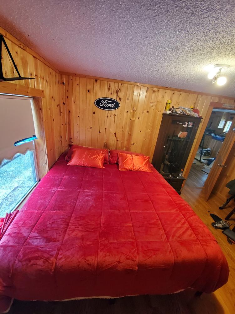 USA Made 8" 10" 12" Cooling Gel Memory Foam Mattress - Twin Full Queen King - Customer Photo From keyston fjerstad