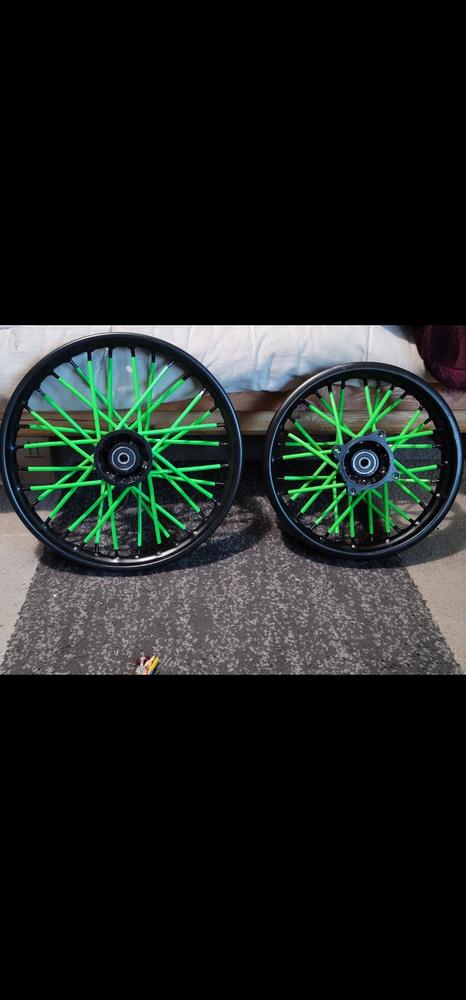 Rim Wheel - Rear - 12" x 1.85" - 12mm ID - 32 Spoke - Chinese Dirt Bike - Version 1273 - Customer Photo From Shaun Hilliker 