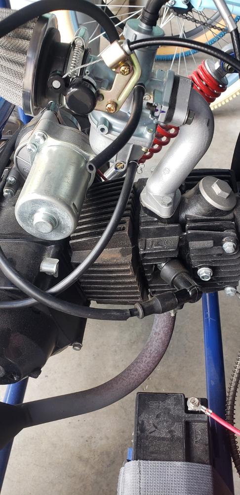 PZ25 Carburetor with CABLE CHOKE - Version 53 - Customer Photo From ADAM Shields