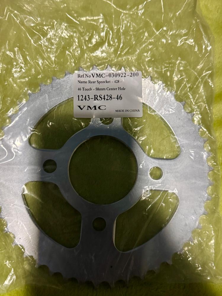 Rear Sprocket - 420 - 41 Tooth - 58mm Center Hole Rear Sprocket - 420 - 41 Tooth - 58mm Center Hole