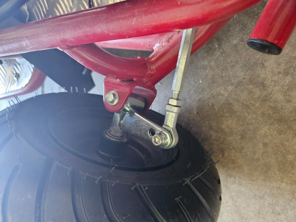 Spindle / Steering Knuckle - RIGHT - TaoTao EK80 Go-Kart - Customer Photo From rodney caskey