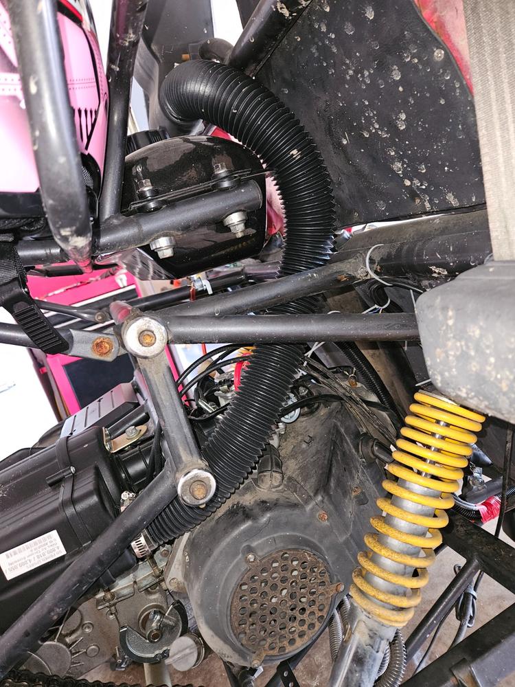 Air Cleaner Intake Duct for Hammerhead, TrailMaster 150cc Go-Kart - Customer Photo From Kyle Rangel
