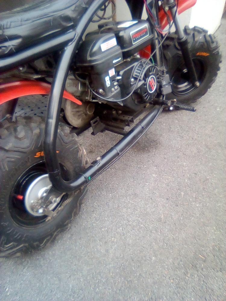 Front Rim Wheel - BLACK - Coleman BT200X CT200U CT200U-EX Mini Bikes - Customer Photo From Maurice Smash