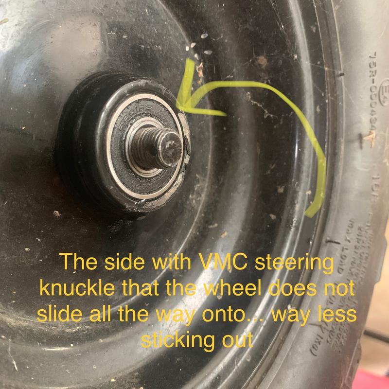 Spindle / Steering Knuckle LEFT UPGRADED Ball Joint Assy for