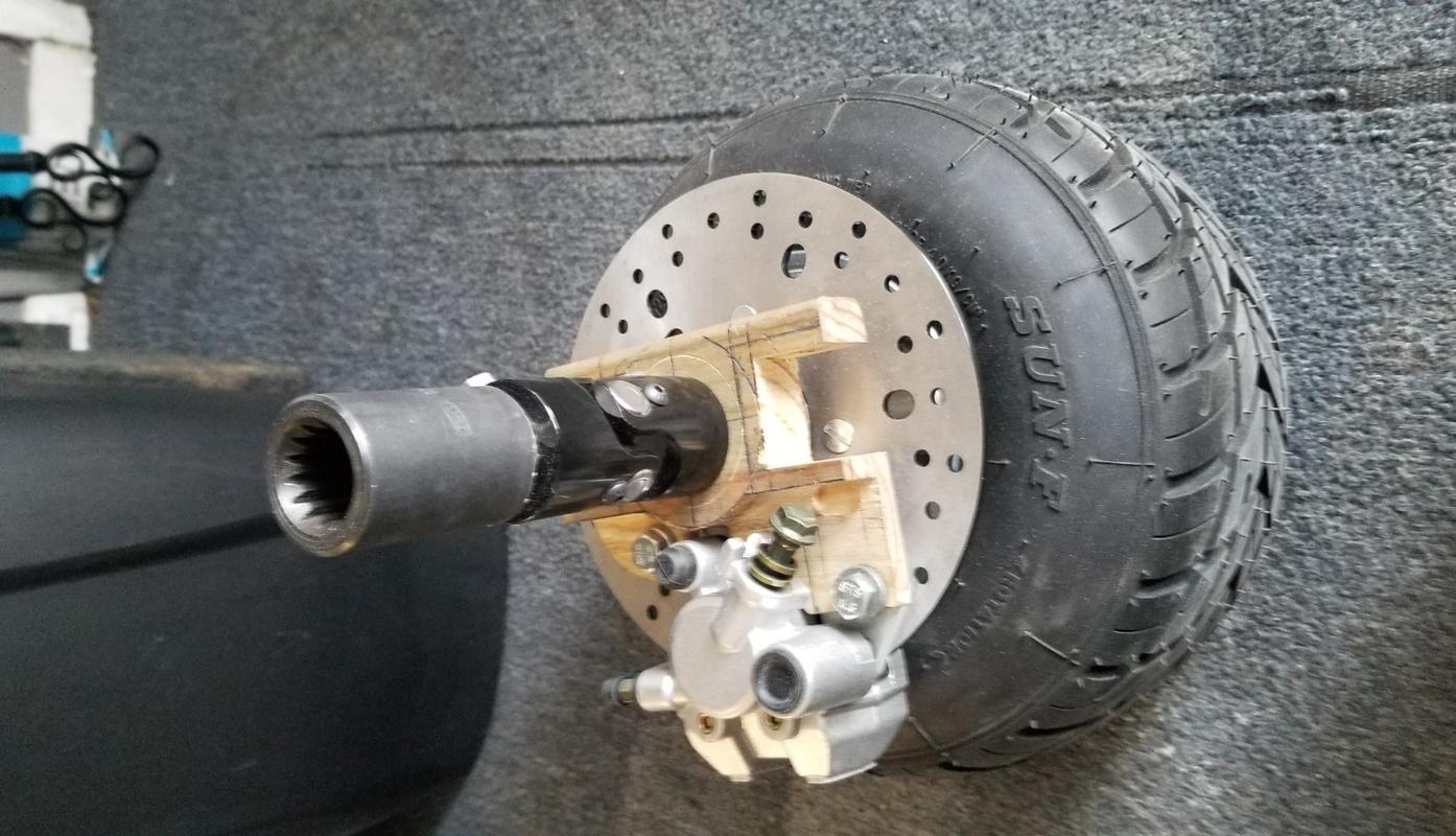 Brake Rotor Disc 185mm 4 Bolt Coleman KT196 GoKart Version 196