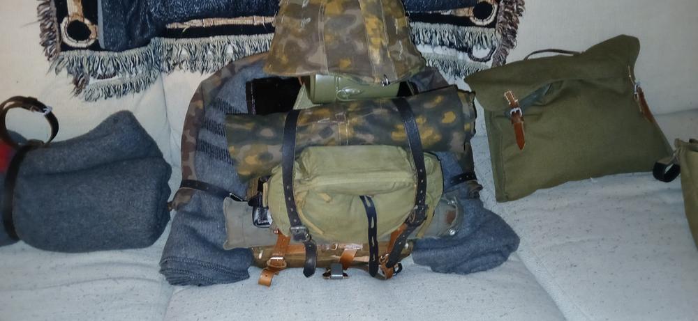 WW2 ドイツ軍 M34 背嚢 Wehrmacht Tornister WW2 German Wehrmacht M34 Tornister - PONY FUR BACK PACK w