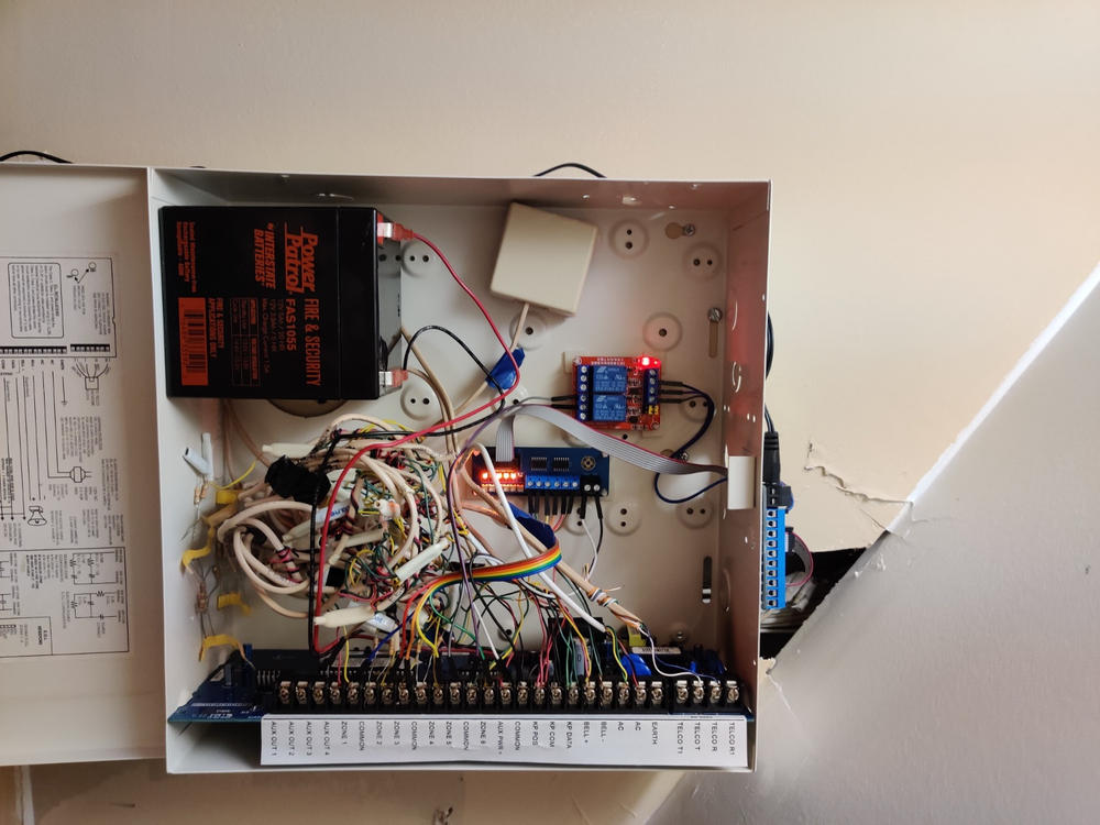 Konnected Alarm Panel Interface Kit - Customer Photo From Douglas Leonhardt
