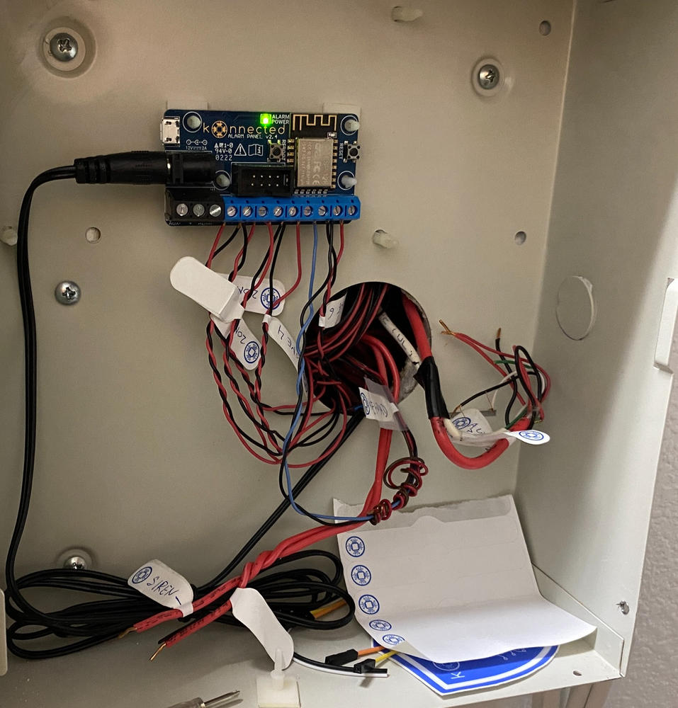 Konnected Alarm Panel Conversion Kit - Customer Photo From Markus Strobl