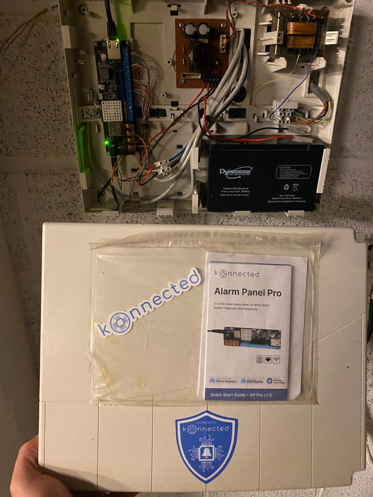 Konnected Alarm Panel Pro 12-Zone Conversion Kit - Customer Photo From Stany Blanvalet