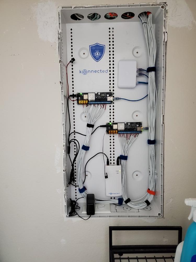 Konnected Alarm Panel Pro 12-Zone Conversion Kit - Customer Photo From Zayid Alim
