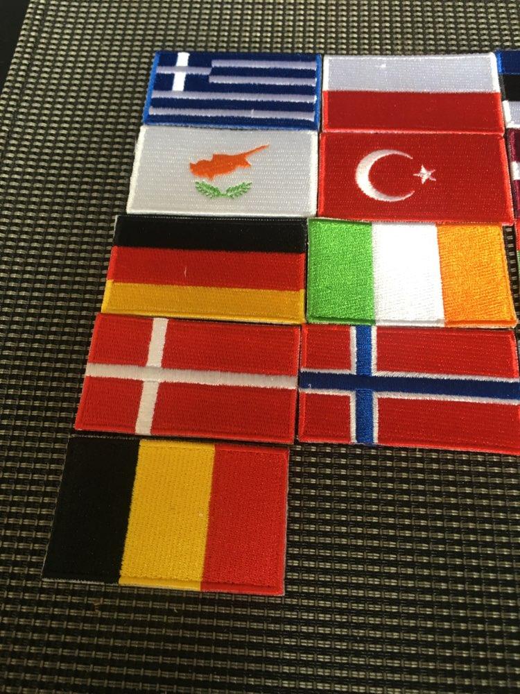 Travel Collectables: Country Flag Patches For My Fleece - Don't