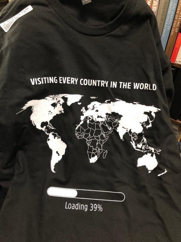 Visiting Every Country in the World Shirt - Customer Photo From Anonymous