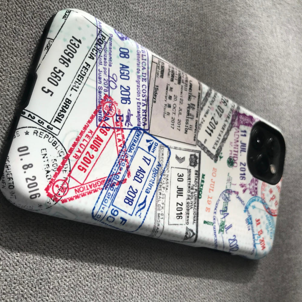 Custom Passport Stamp Phone Case - Customer Photo From Erik van Turnhout