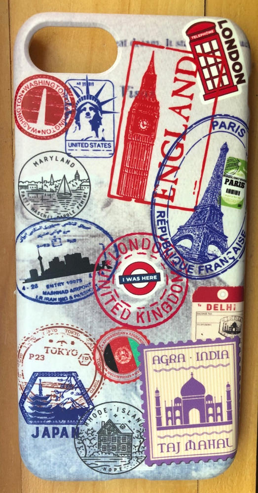 Custom Passport Stamp Phone Case - Customer Photo From Wendy Havens