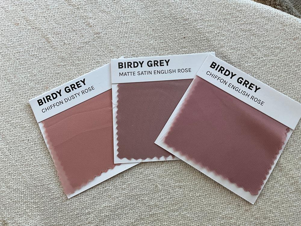 Swatch - Chiffon in Dusty Rose - Customer Photo From Chloe Sherard