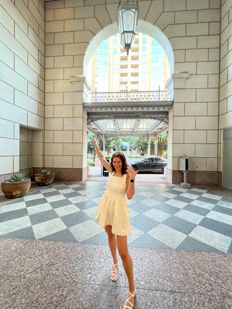 Piper Corset Mini Dress - White - Customer Photo From Isabella d.