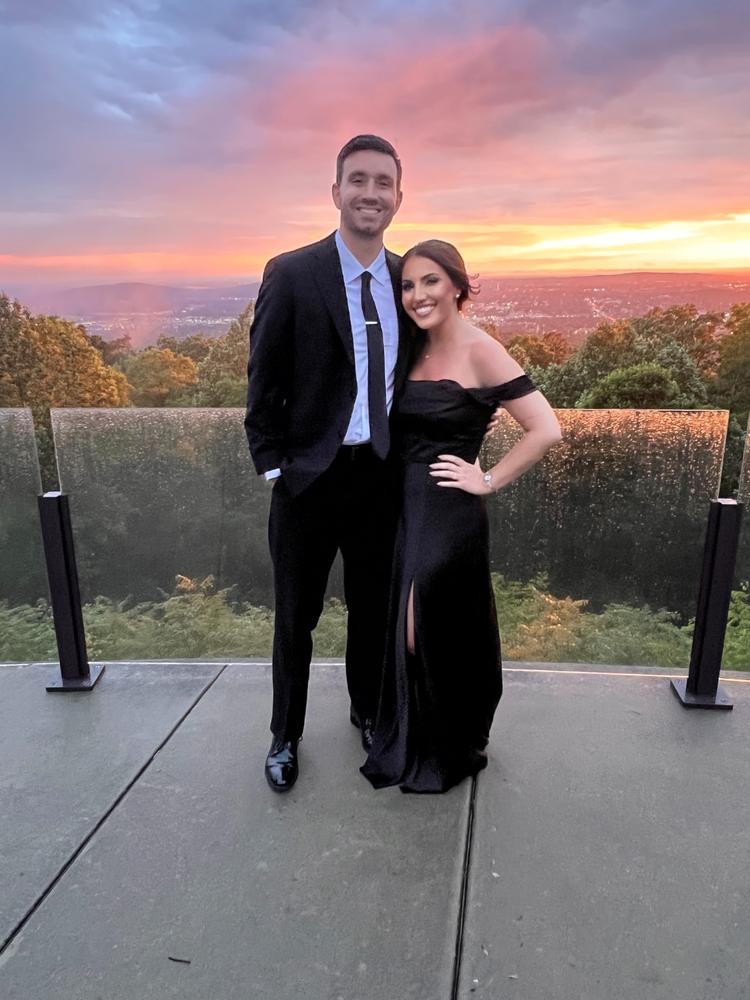 Mia Matte Satin Convertible Dress - Black - Customer Photo From Lauren Malone