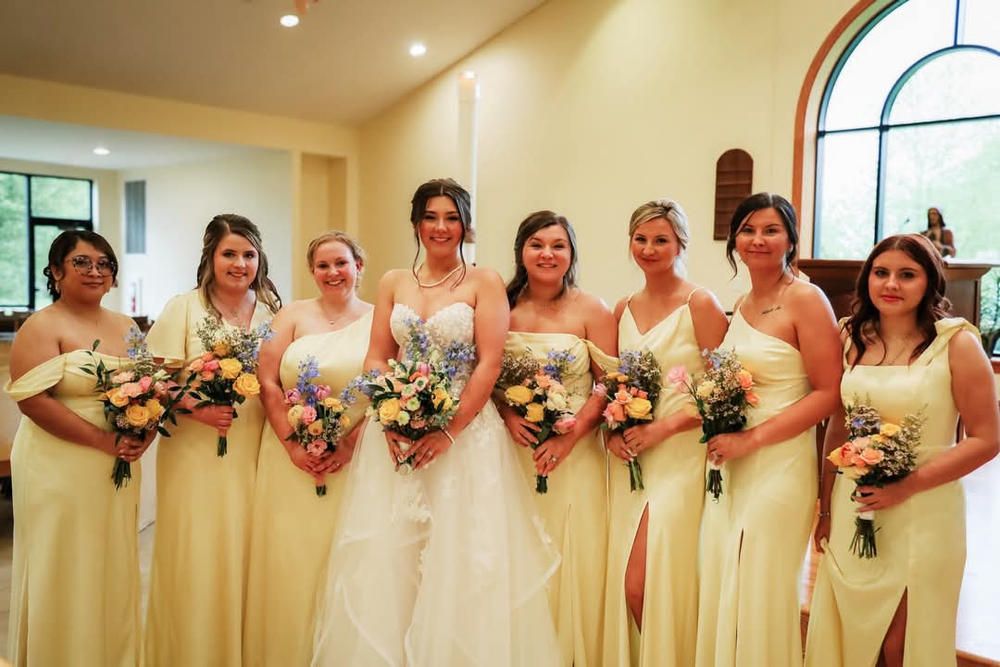 Mia Matte Satin Convertible Dress - Lemon Sorbet - Customer Photo From Mary Grace de Castro
