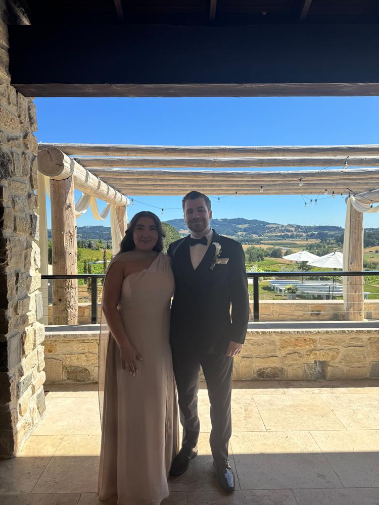 Melissa Chiffon Dress - Sage - Customer Photo From Mikaela 
