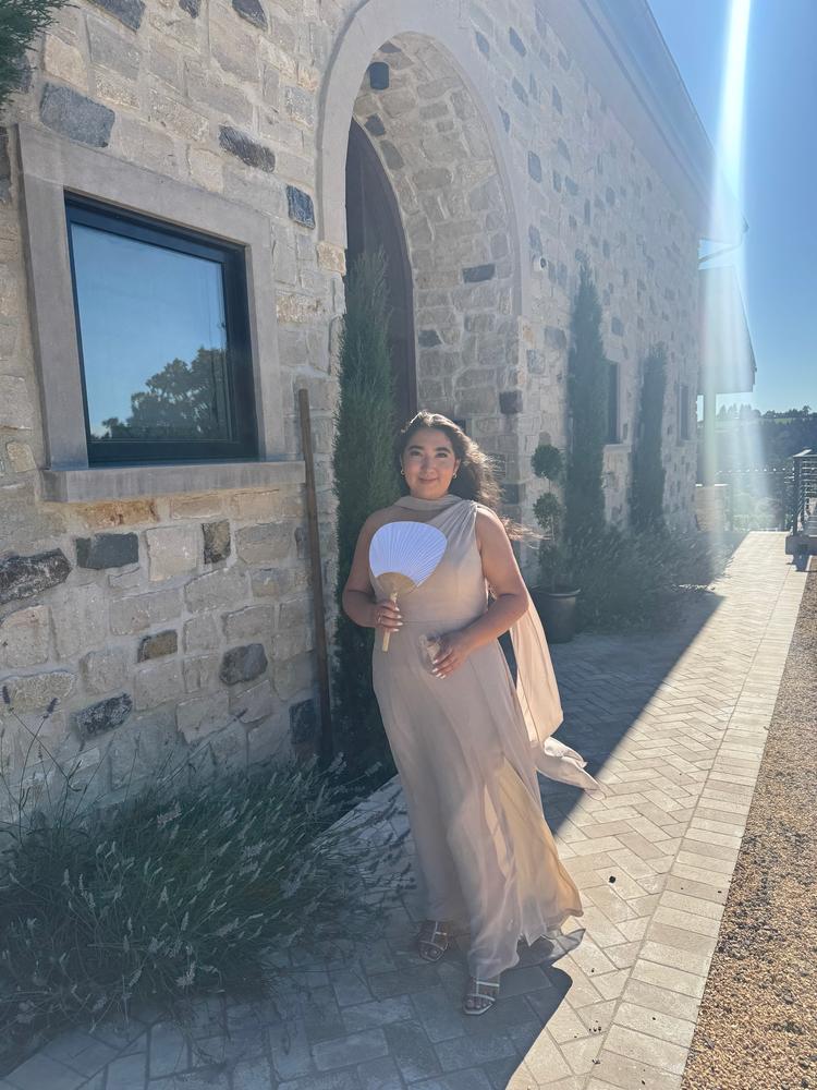 Melissa Chiffon Dress - Sage - Customer Photo From Mikaela 