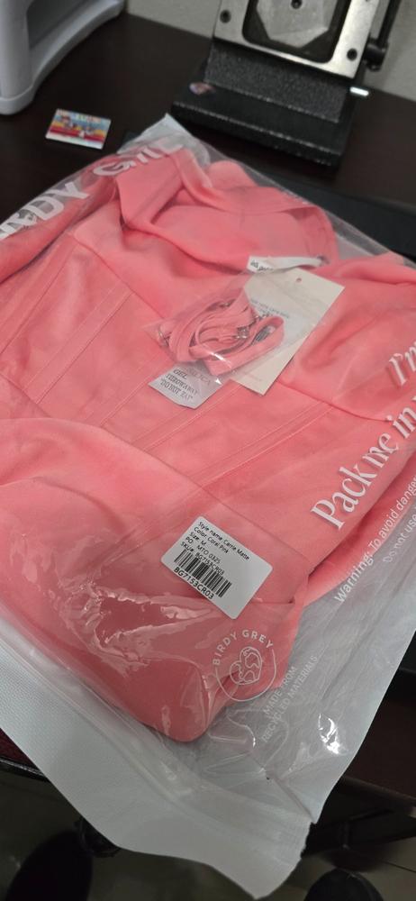 Carrie Matte Satin Dress - Coral Pink - Customer Photo From Tracy Cardenas