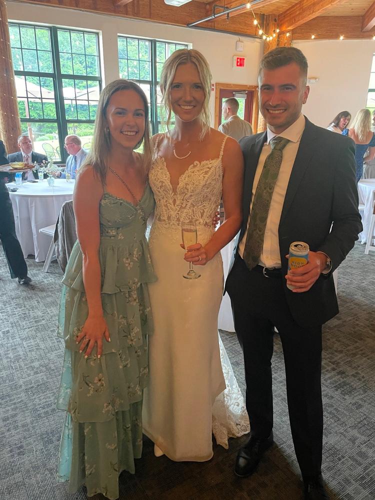 Lola Chiffon Dress - Sage Le Fleur - Customer Photo From Adelle Oswald