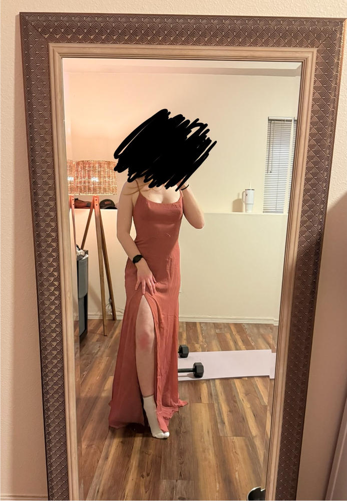Amy Chiffon Dress - Wild Rose - Customer Photo From Clara Black