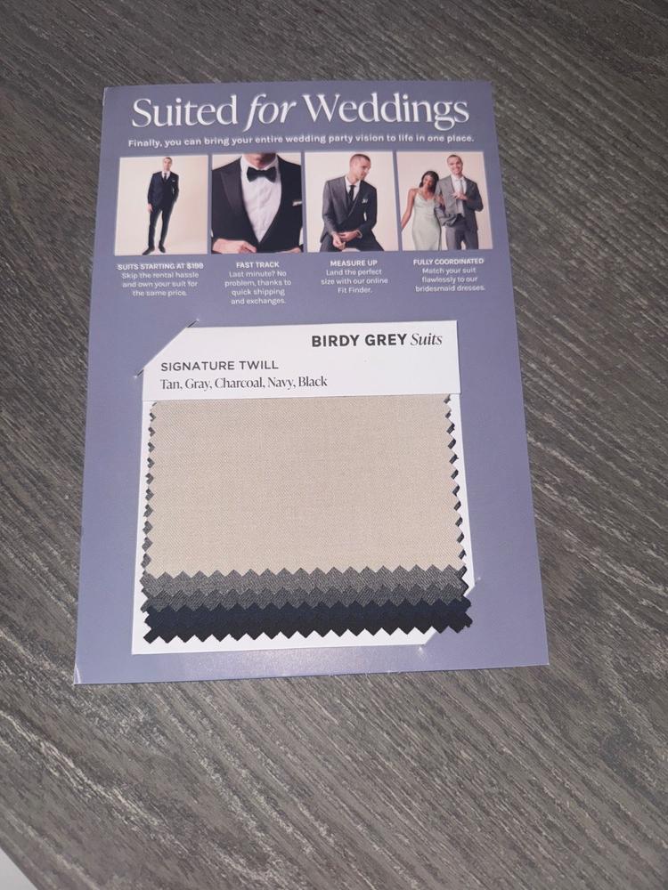 Suits Swatch Book - Customer Photo From Hannah Kruszka!