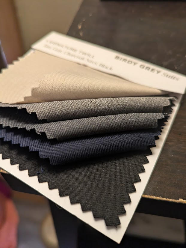 Suits Swatch Book - Customer Photo From Hayli Cox Estep