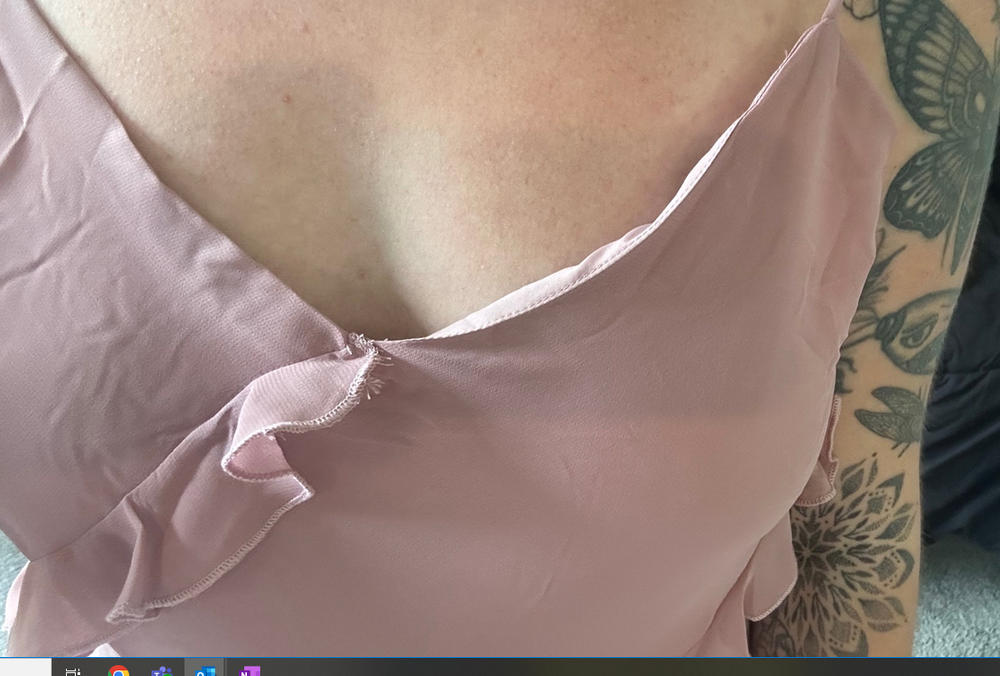 Valentina Chiffon Dress - Pink Falling Petals