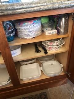 Replacement Kitchen Cabinet Shelving - Customer Photo From Beverly Wagner