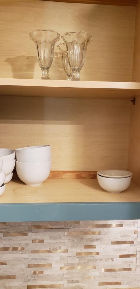 Replacement Kitchen Cabinet Shelving - Customer Photo From Faye Chandler