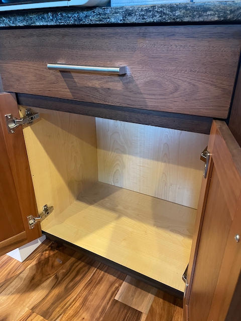 Replacement Kitchen Cabinet Shelving - Customer Photo From Salim Nice