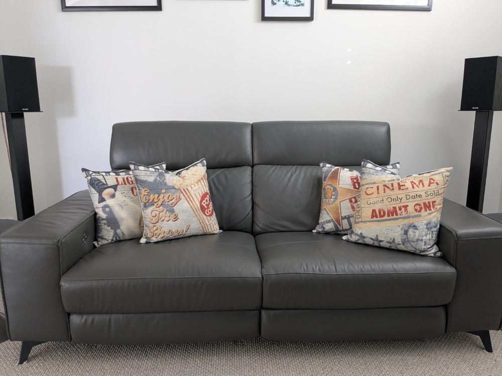 Faux Feather 45x45 Cushion Insert - Customer Photo From Lucia McEwan