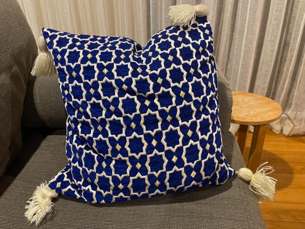 Faux Feather 45x45 Cushion Insert - Customer Photo From Joy ONeill