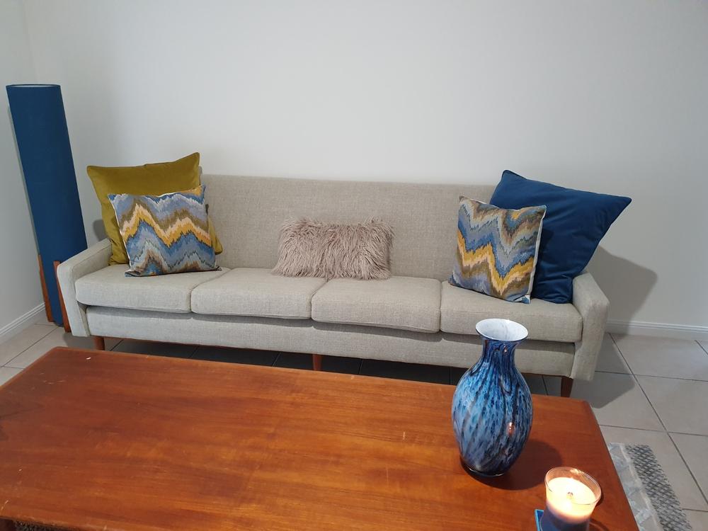 Woodstock Blue 4 Cushion Cover Collection - Customer Photo From Cathryn Galvin