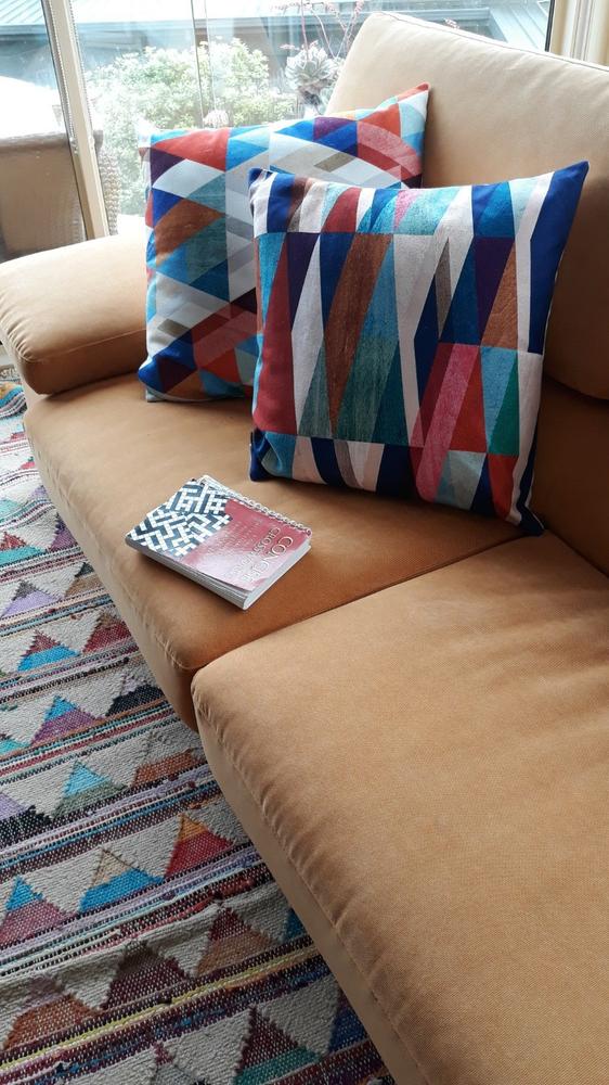 Phoenix Vivid Cushion Cover - 55cm x 55cm - Customer Photo From Anastasia Spathis