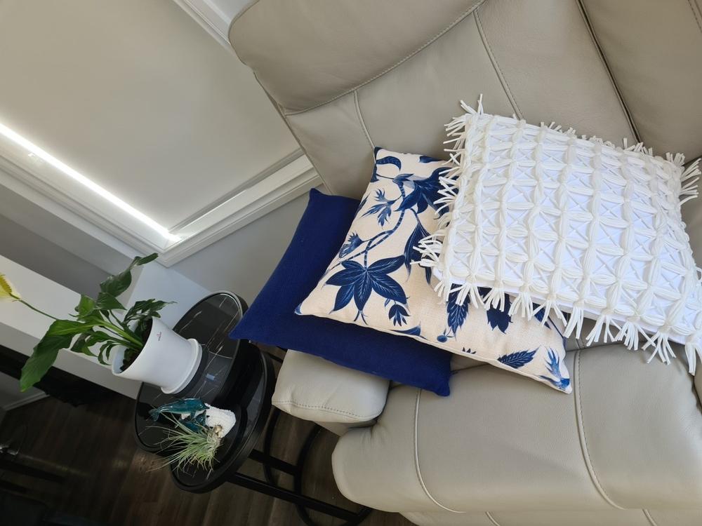 Hamptons Posey Cushion Cover - 45cm x 45cm - Customer Photo From Chipo Hwani