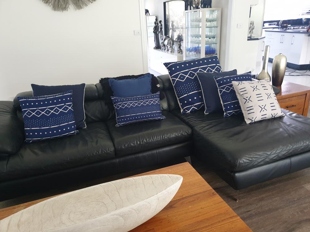 Bold 4 Hamptons Cushion Cover Collection - Customer Photo From Maria Sulpizi