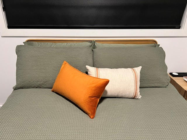 Terracotta Velvet Cushion Cover - Rectangle - Customer Photo From Ashley Martin