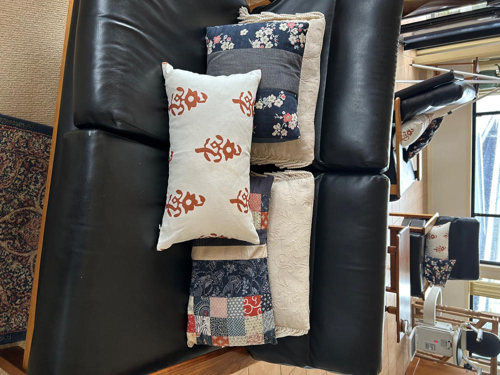 Anna Linen Terracotta Cushion Cover - Rectangle - Customer Photo From susan weingarth
