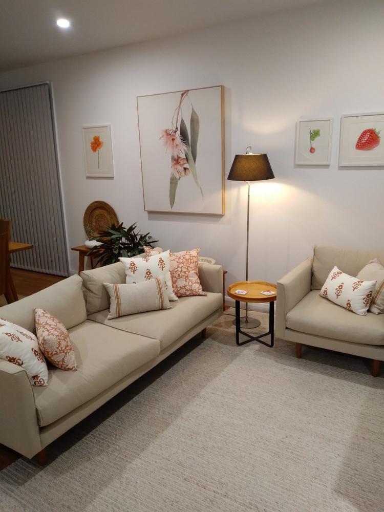 Anna Couch Cushions Set - 3 Covers - Customer Photo From Judith Thompson