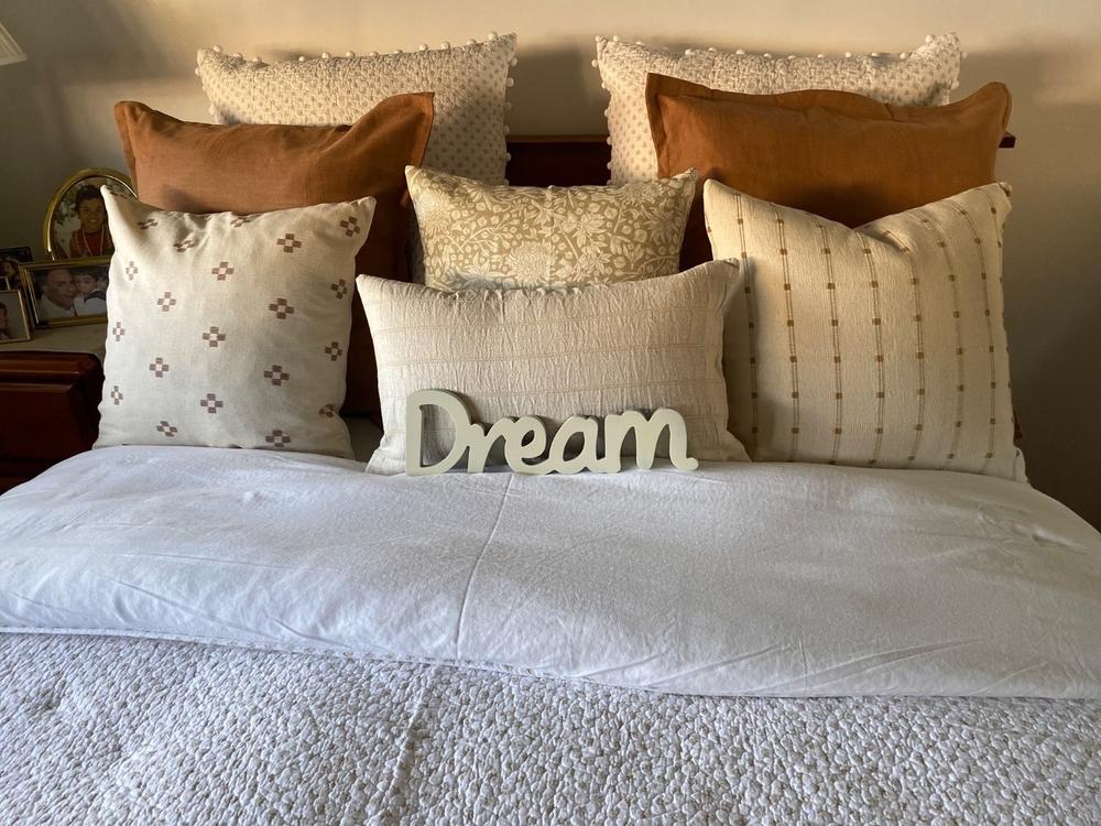 Wren Designer Cushion Cover - 45x45 - Customer Photo From Maria Pereira