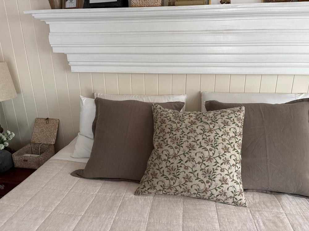 Raya Floral Designer Cushion Cover - 55x55 - Customer Photo From Liesl Burke