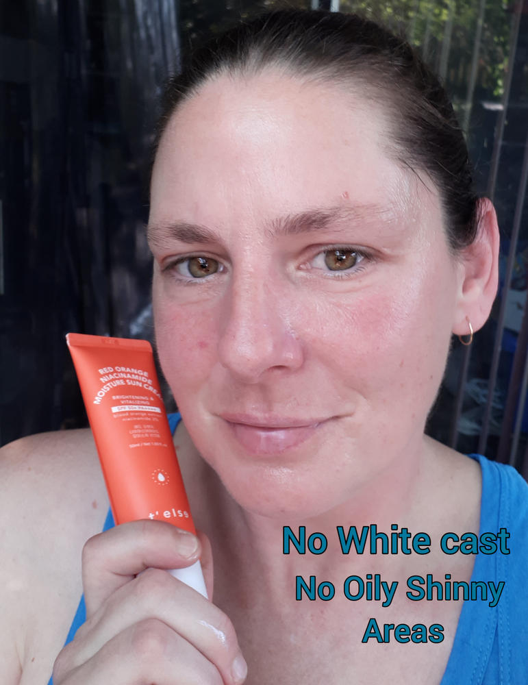 T'else Red Orange Niacinamide Moisture Sun Cream SPF50+ T'else Red Orange Niacinamide Moisture Sun Cream SPF50+