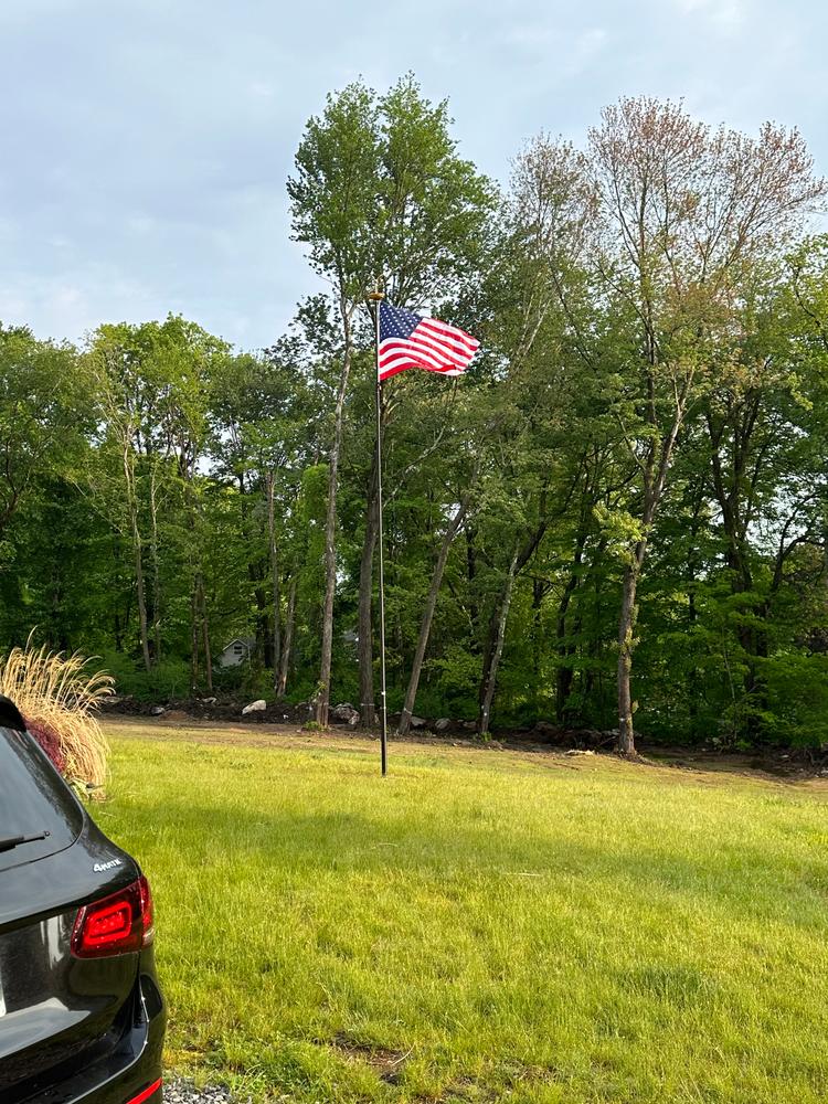 Polyester American Flag | Heavy Duty | Extreme Winds - Customer Photo From Mark Sokoloff