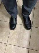 The Western Company Reebok Mens Black Leather Work Shoes Slip-On ESD Comp Toe Review