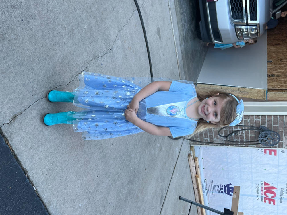 Roper Kids Girls Turquoise Faux Leather Taylor 9In Cowboy Boots - Customer Photo From Marla Hulsey
