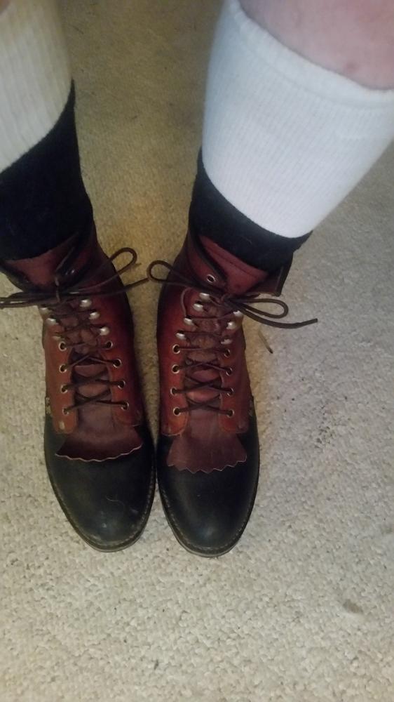 AdTec Mens Chestnut/Black 9in Packer Soft Toe Leather Work Boots - Customer Photo From Shane Seward-Vincent